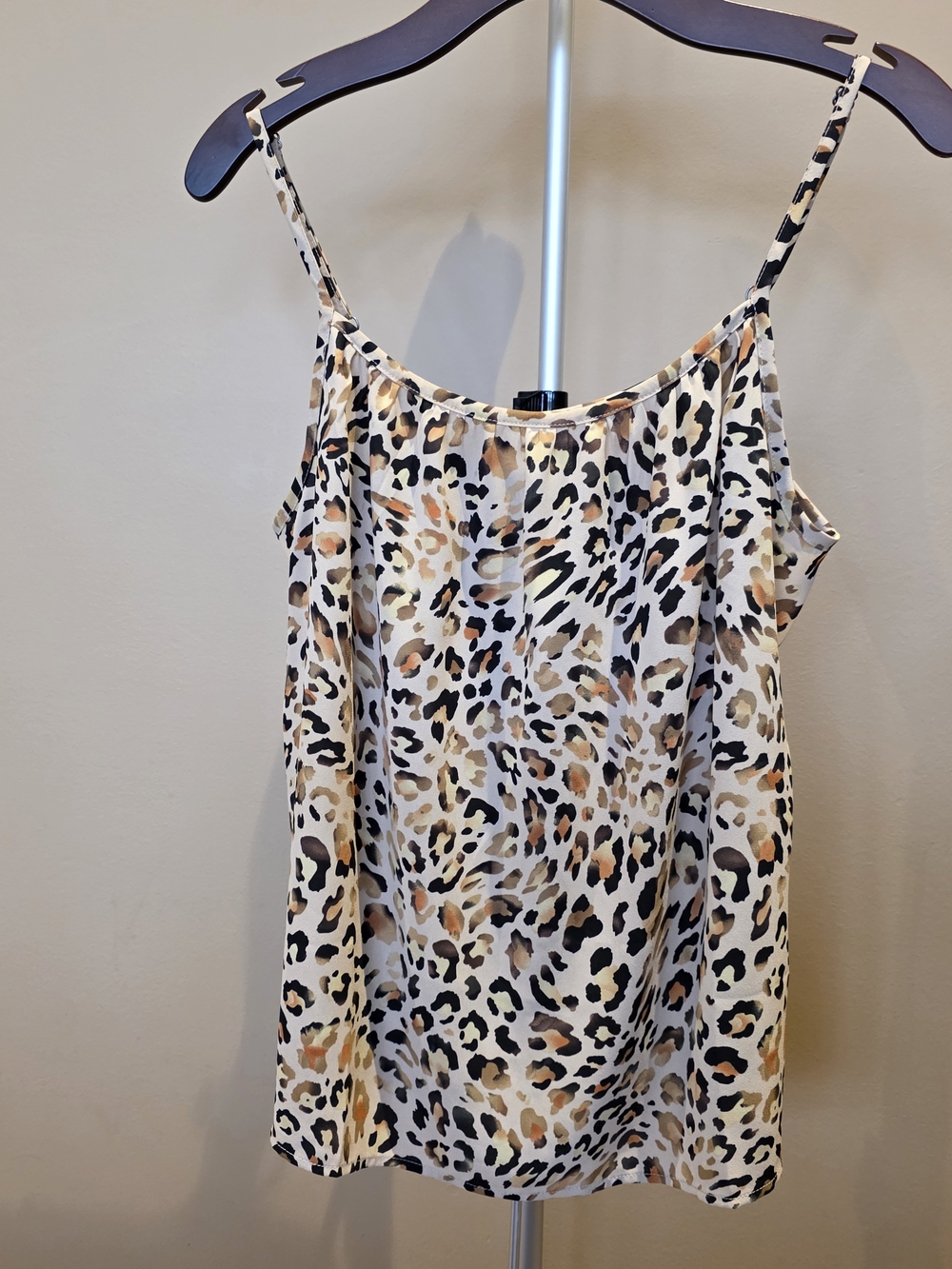 CAbi Lynx Cami - Cream, Black, Brown